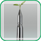 Bullets and Green Leaves icon