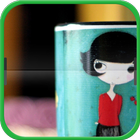 the Lovely Cartoon Girl Theme 图标