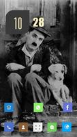 Chaplin and the Dog Affiche