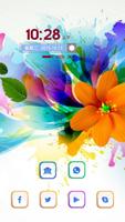 Colored Flowers الملصق