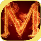 آیکون‌ Flames and Letters