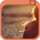 Girl in The Wheat Field ícone