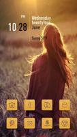 Girl in The Wheat Field Cartaz