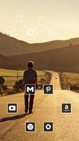 Lonely Boy Walking on the Road screenshot 1