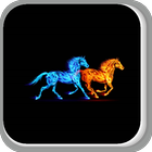 ikon Playful Horses