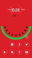 Red Watermelon Poster