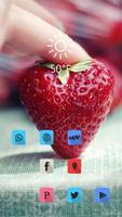 the Strawberries Theme Ekran Görüntüsü 1
