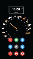 Speedometer Made by Animals Affiche