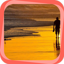 Walk along the Golden Beach-APK