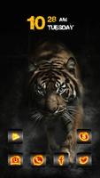 Walking Tiger Poster