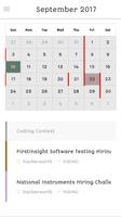 Coder calender screenshot 2