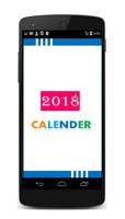 Belize Calendar 2018 poster