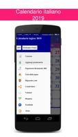 Calendario italiano 2019 screenshot 3