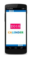 Thailand Calendar 2018 पोस्टर