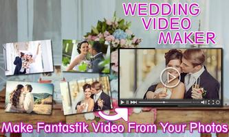 Wedding Video Maker with music पोस्टर