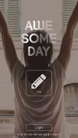 AWESOME DAY - text on photos poster