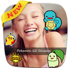 Photo Stickers for Pokemon Go أيقونة