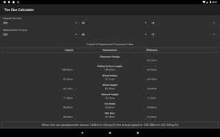 Tire Size Calculator screenshot 2