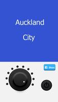 Auckland City led flashlight plakat