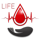 LIFE : A Blood Donation App Zeichen