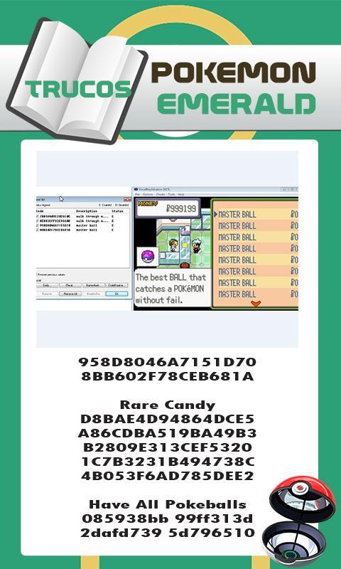 Android 用の Trucosポケットモンスターエメラルド Apk をダウンロード