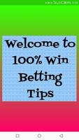 100% WIN BETTING TIPS Affiche
