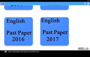 11th class English all years past papers Affiche