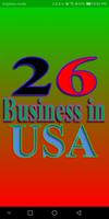 26 Business in USA Affiche