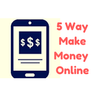 5 Ways to Make Money Online icon