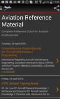 Aviation Reference Material Affiche