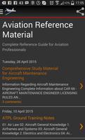 Aviation Reference Material الملصق