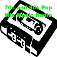 70s and 80s Pop Mix Music Radio Affiche