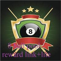 8 ball pool reward link+lite ポスター