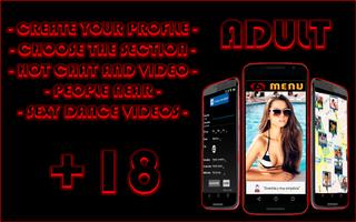 Chat & Videos Hot only Adult capture d'écran 1