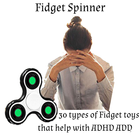 30 hand Fidget Spinner Toys for ADHD Reference app icône