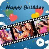 Birthday Photo Video Maker icono