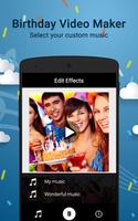 Birthday Photo Video Maker скриншот 3