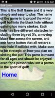 YLHS Golf Game Affiche