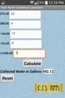 Rain Collection Calculator capture d'écran 1