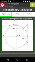 Trigonometry Calculator. Affiche