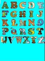 Animal Alphabet plakat