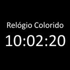 Relógio Colorido آئیکن