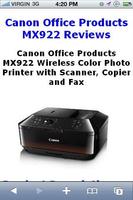 MX922 Color Printer Reviews Affiche