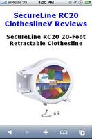 RC20 Clothesline Reviews Affiche