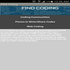 Find Coding icono