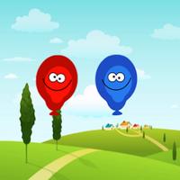 Kids Game: Red or Blue Affiche