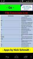 Complete File Extensions List poster