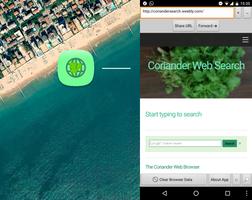 Coriander Web  - Small, Fast. syot layar 1