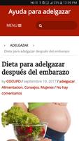 Adelgazar post embarazo 海报