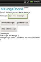 MessageBoard (Beta) imagem de tela 1